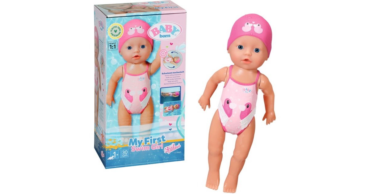 ZAPF Creation BABY born My First Swim Girl 30cm Puppe