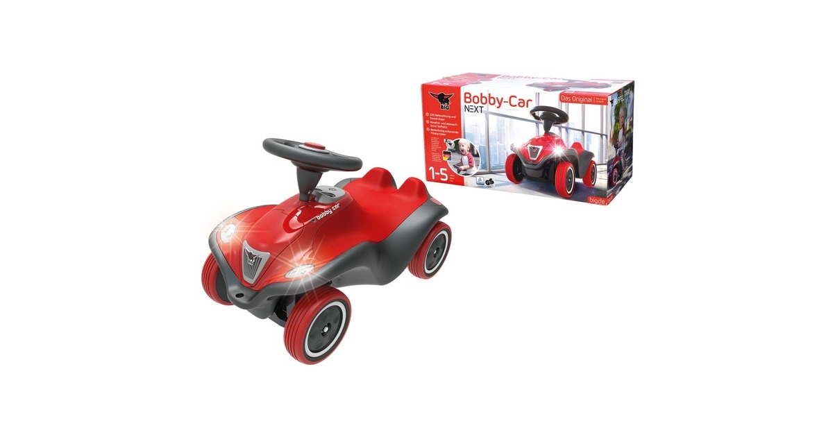 BIG Bobby Car NEXT Rutscher rot anthrazit