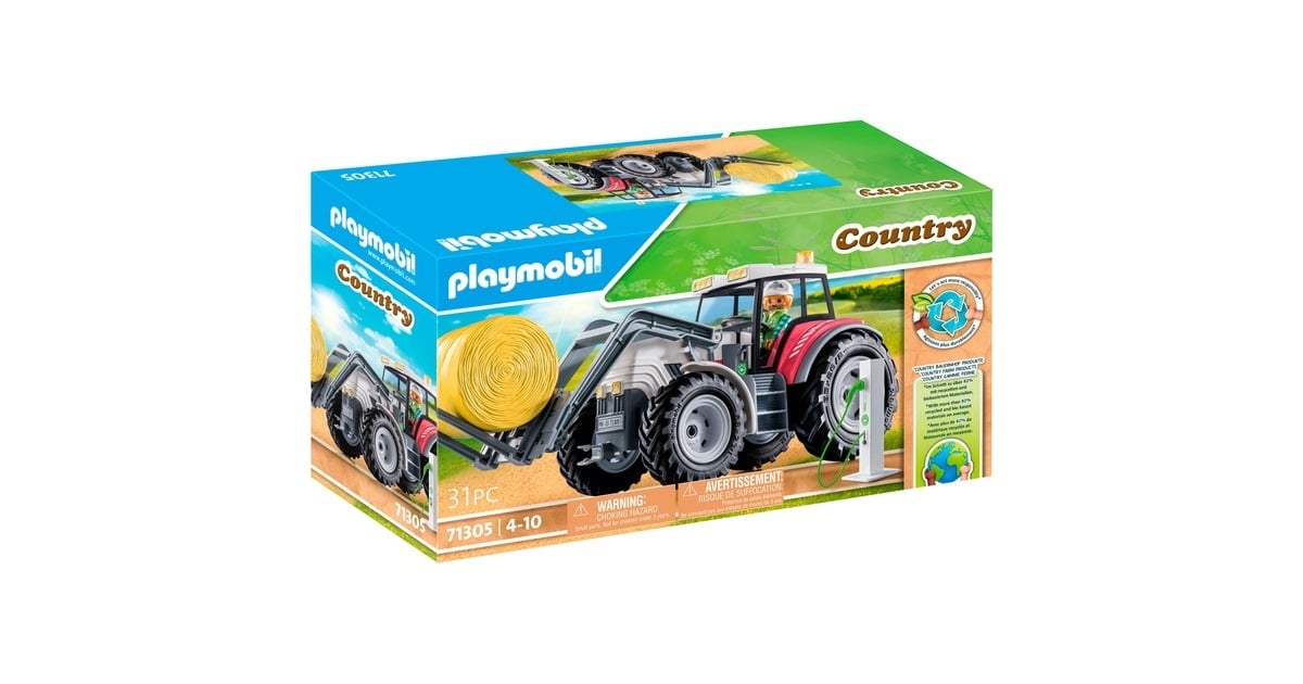 PLAYMOBIL 71305 Country GroBer Traktor Konstruktionsspielzeug