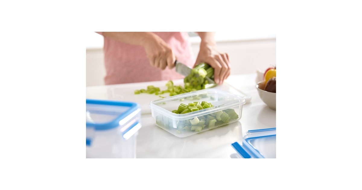 CLIP & CLOSE Aufschnittbox-System 0,6 Liter, 3-teilig, Dose