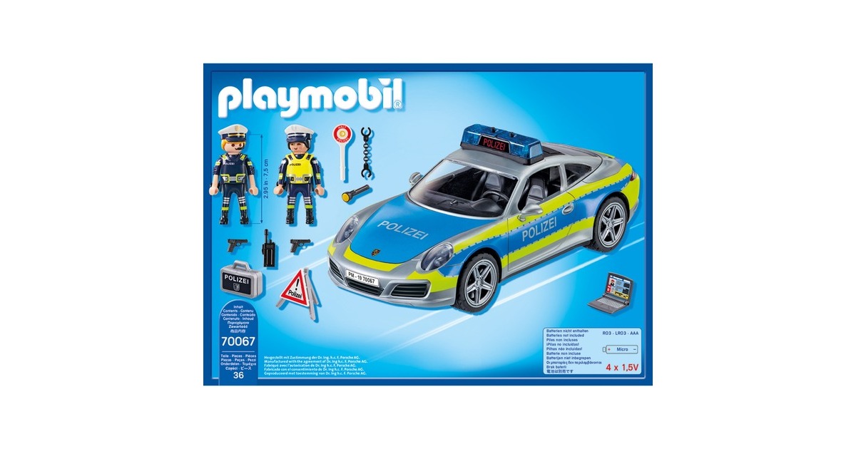 Porsche policia playmobil clearance