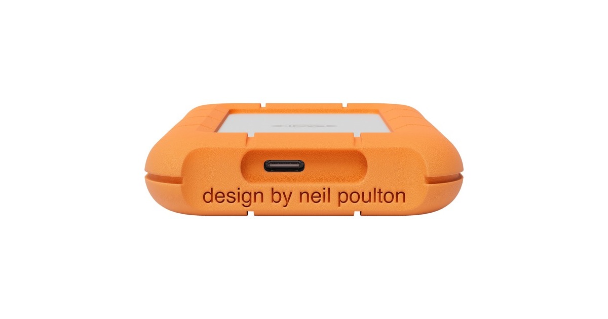 LaCie Rugged Mini SSD 500 GB Externe SSD orange silber USB C 3.2 Gen 2x2 20 Gbit s