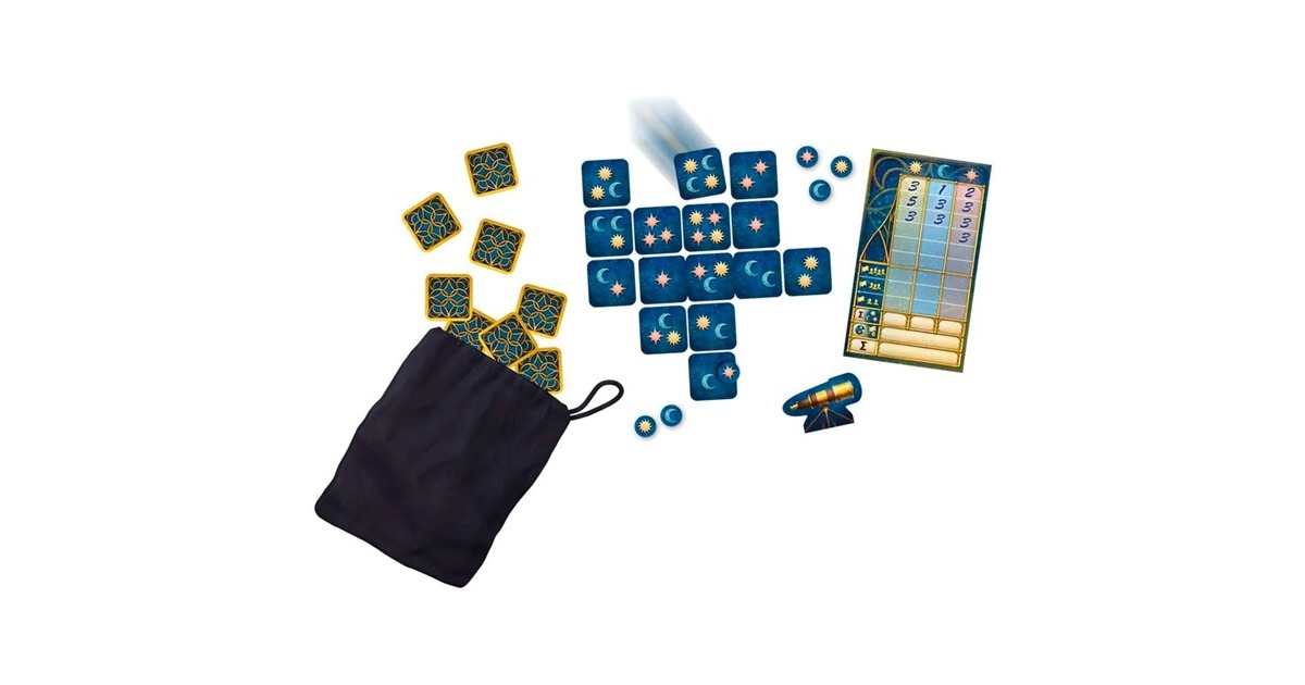 Schmidt Spiele Luminos – Legespiel Für 2-4 Spieler, Ab 8 Jahren, Mit Himmlischem Design, Ca. 30 Min.
