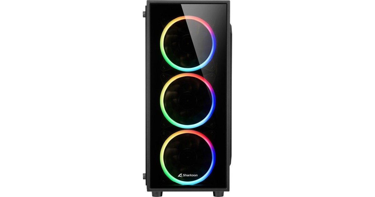 Sharkoon TG4 RGB, Tower-Gehäuse schwarz, gehärtetes Glas