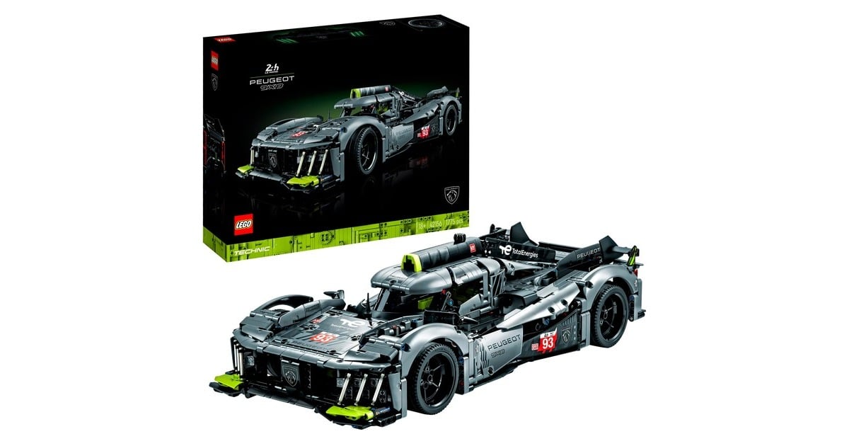 LEGO 42156 Technic PEUGEOT 9X8 24H Le Mans Hybrid Hypercar Konstruktionsspielzeug