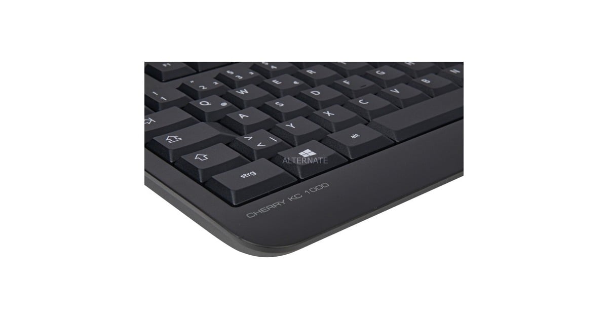 CHERRY KC 1000, Tastatur schwarz, DE-Layout