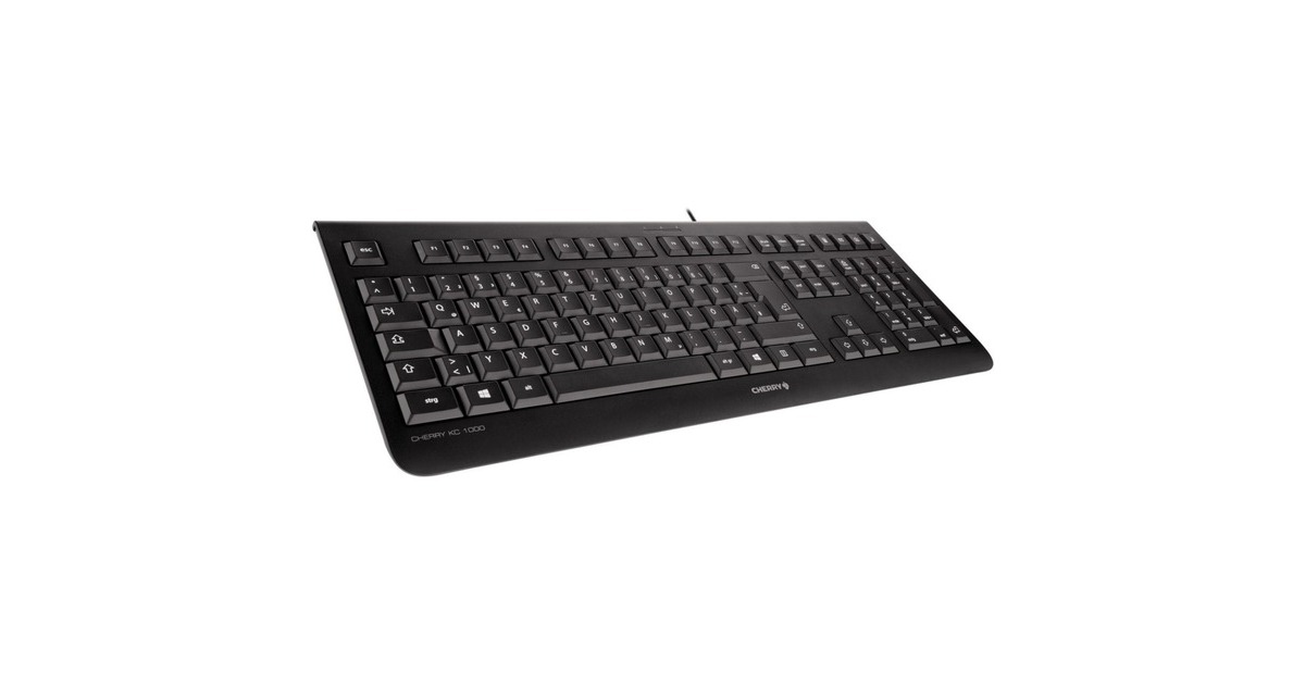 schwarz, ES-Layout Tastatur CHERRY 1000, KC