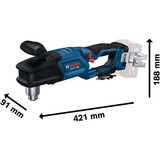 Bosch Akku-Winkelbohrmaschine GRD 18V-127 Professional solo, 18Volt blau/schwarz, ohne Akku und Ladegerät