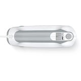 Bosch Handmixer ErgoMixx MFQ364V0 weiß/grau, 450 Watt, mit Mixfuß, Becher und Vakuum-System