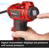 EINHELL Power X-Change Akku-Autokompressor CE-CC 18 Li-Solo rot/schwarz, ohne Akku und Ladegerät