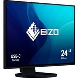 EIZO FlexScan EV2485-BK, LED-Monitor 61.1 cm (24 Zoll), schwarz, WUXGA, IPS, USB-C, HDMI