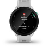 Garmin Forerunner 55, Smartwatch hellgrau/schwarz, 42 mm, Silikon-Armband