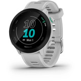 Garmin Forerunner 55, Smartwatch hellgrau/schwarz, 42 mm, Silikon-Armband