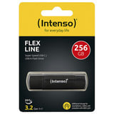 Intenso Flex Line 256 GB, USB-Stick schwarz, USB-C und USB-A