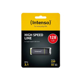 Intenso High Speed Line 128 GB, USB-Stick schwarz/gelb, USB-A 3.2 Gen 2