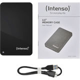 Intenso Memory Case 2 TB, Externe Festplatte schwarz, extern, Micro-USB-B 3.2 Gen 1 (5 Gbit/s)