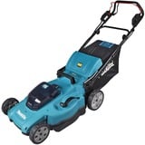 Makita Akku-Rasenmäher DLM539PT2, 36Volt (2x18Volt) blau/schwarz, 2x Li-Ionen Akku 5,0Ah, mit Radantrieb