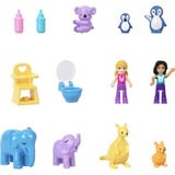 Mattel Polly Pocket Mini-Spielzeug Mama und Joey Känguru Tasche mit 2 Puppen, Spielfigur 