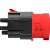 NRGkick Steckeraufsatz 16A - 5polig, max. 11kW, Adapter schwarz/rot, für NRGkick Ladeeinheit