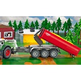 SIKU CONTROL32 3-Achs-Hakenliftfahrgestell mit Mulden-Container, RC rot/grau, 1:32