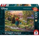 Schmidt Spiele Thomas Kinkade Studios: Disney Dreams Collection - Brave, Merida Legende der Highlands, Puzzle 1000 Teile