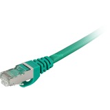 Sharkoon Patchkabel SFTP, RJ-45, mit Cat.7a Rohkabel grün, 1 Meter