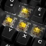 Sharkoon SKILLER SGK50 S4 Gen2 Wood PBT, Gaming-Tastatur holz/schwarz, DE-Layout, Gateron G Pro 3.0 Yellow