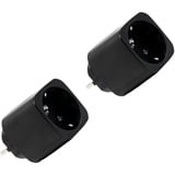 Shelly Plug M Gen3, Schaltsteckdose schwarz, 2er Pack