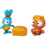 Spin Master Brave Bunnies -  Schatzsuche mit Boo Hase und Tiger, Spielfigur mit 2 Actionfiguren und 1 Schatzkiste als Zubehör, Spielzeug für Kinder ab 3 Jahren, Basic Figuren Set