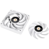 Thermaltake TOUGHFAN EX12 Pro White – Swappable Edition, Gehäuselüfter schwarz, 3-Fan Pack, 120 mm