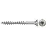 fischer Spanplattenschraube PowerFast II 3,5x40 Senkkopf TX 200 Stück, mit Teilgewinde, Edelstahl A2