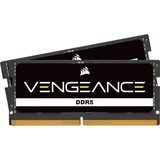 Corsair SO-DIMM 64 GB DDR5-4800 Kit, Arbeitsspeicher schwarz, CMSX64GX5M2A4800C40, Vengeance