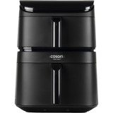 Cosori Heißluftfritteuse Turbo Tower Air CAF-DC121-ADER schwarz, 2.630 Watt, 2 Körbe mit 4,3 & 6,5 Liter