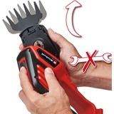EINHELL Akku-Grasschere/ -Strauchschere GE-CG 18/100 Li-Solo, 18Volt rot/schwarz, ohne Akku und Ladegerät