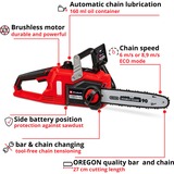 EINHELL Power X-Change Akku-Kettensäge FORTEXXA 18/30 rot/schwarz, ohne Akku und Ladegerät