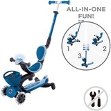 GLOBBER Go-Up Baby Lights 360, Scooter hellblau/petrol