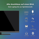 JVC LT-32VQF555D, QLED-Fernseher 80 cm (32 Zoll), schwarz, FullHD, Triple Tuner, VIDAA-Betriebssystem