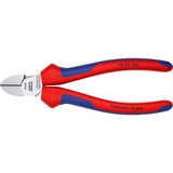 KNIPEX Seitenschneider 70 05 160, Schneid-Zange rot/blau, Länge 160mm