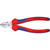 KNIPEX Seitenschneider 70 05 160, Schneid-Zange rot/blau, Länge 160mm