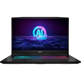MSI Katana A17 AI B8VF-866, Gaming-Notebook schwarz, AMD Ryzen 7 8845HS, NVIDIA GeForce RTX 4060, 16 GB DDR5, 1 TB (1 TB SSD), Windows 11 Home 64-Bit