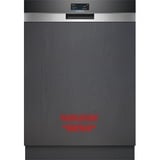 Siemens SN57TS00CE IQ700, Spülmaschine edelstahl (gebürstet)/schwarz, 60 cm, Home Connect
