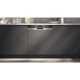 Siemens SN57TS00CE IQ700, Spülmaschine edelstahl (gebürstet)/schwarz, 60 cm, Home Connect
