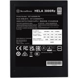 SilverStone HELA 3000Rz, PC-Netzteil schwarz, 4x 12-Pin High Power GPU, 7x PCIe, Kabelmanagement, 3000 Watt