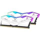 Team Group DIMM 32 GB DDR5-7200 (2x 16 GB) Dual-Kit, Arbeitsspeicher weiß, FF4D532G7200HC34ADC01, Delta RGB, INTEL XMP