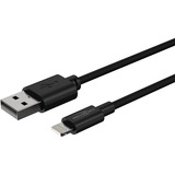 Ansmann USB 2.0 Adapterkabel, USB-A Stecker > Lightning Stecker schwarz, 1 Meter