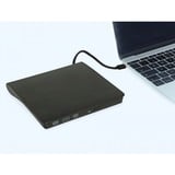 DeLOCK Externes Gehäuse für 5.25" Slim Sata Laufwerke 12,7 mm zu USB-A Stecker, Laufwerksgehäuse schwarz