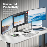 Digitus 11 Port USB-C Dockingstation grau/schwarz