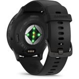 Garmin Venu 3, Smartwatch schwarz/dunkelgrau, 45 mm, schwarzes Silikon-Armband