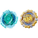Hasbro Beyblade Burst QuadDrive Magma Roktavor R7 und Gilded Balderov B7, Geschicklichkeitsspiel