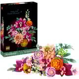 10342 Botanicals Schöner Rosafarbener Blumenstrauß, Konstruktionsspielzeug